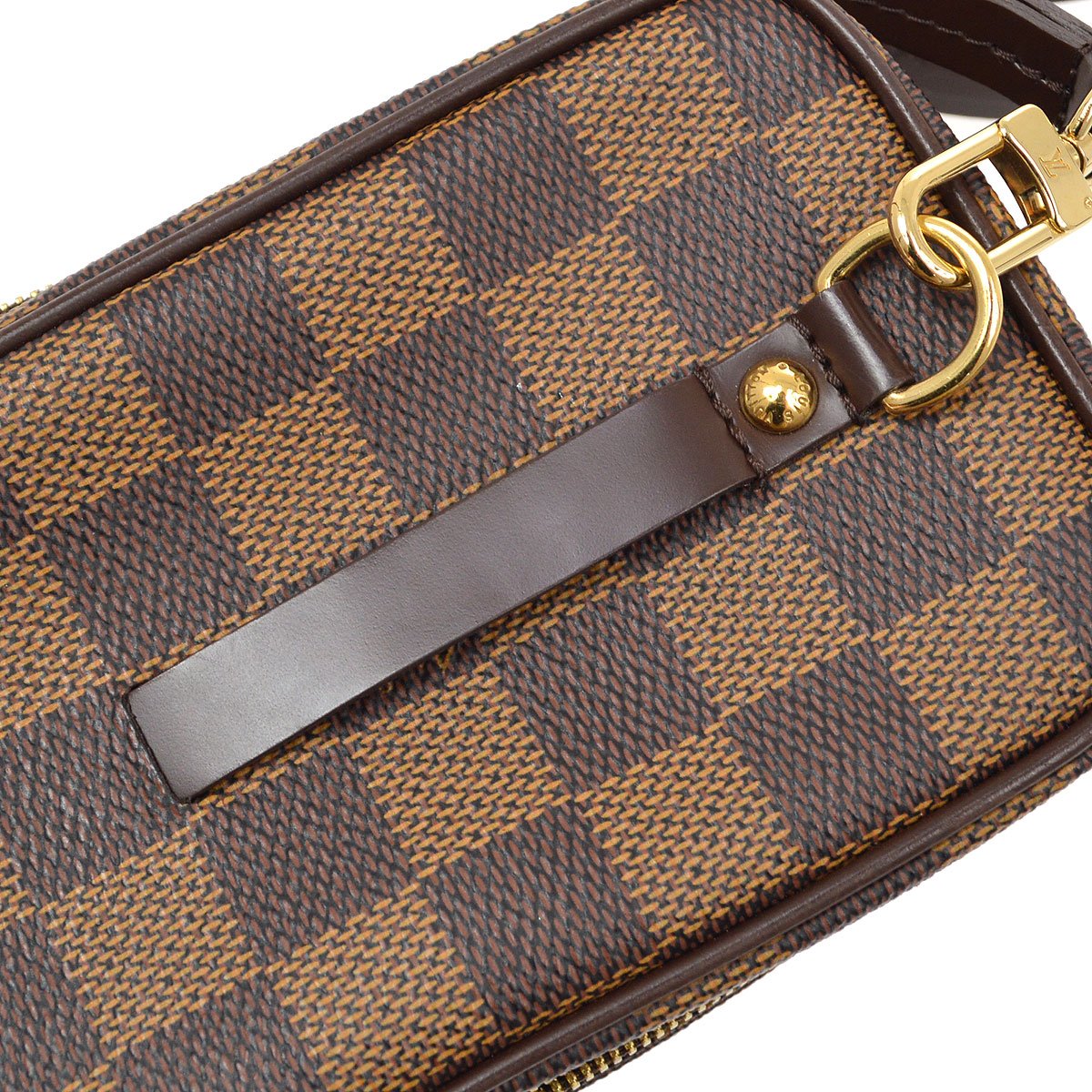 LOUIS VUITTON★ 2007 ETUI OKAPI GM SHOULDER CAMERA CASE DAMIER N61737 71155