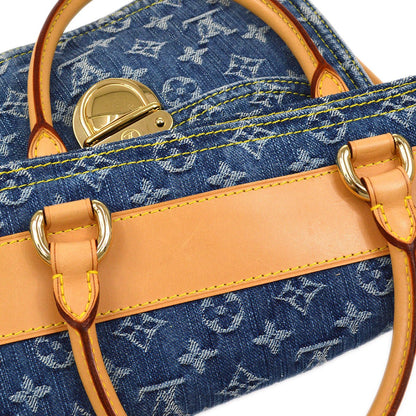 LOUIS VUITTON★ FLAT SHOPPER HAND TOTE BAG MONOGRAM DENIM M95018 92672