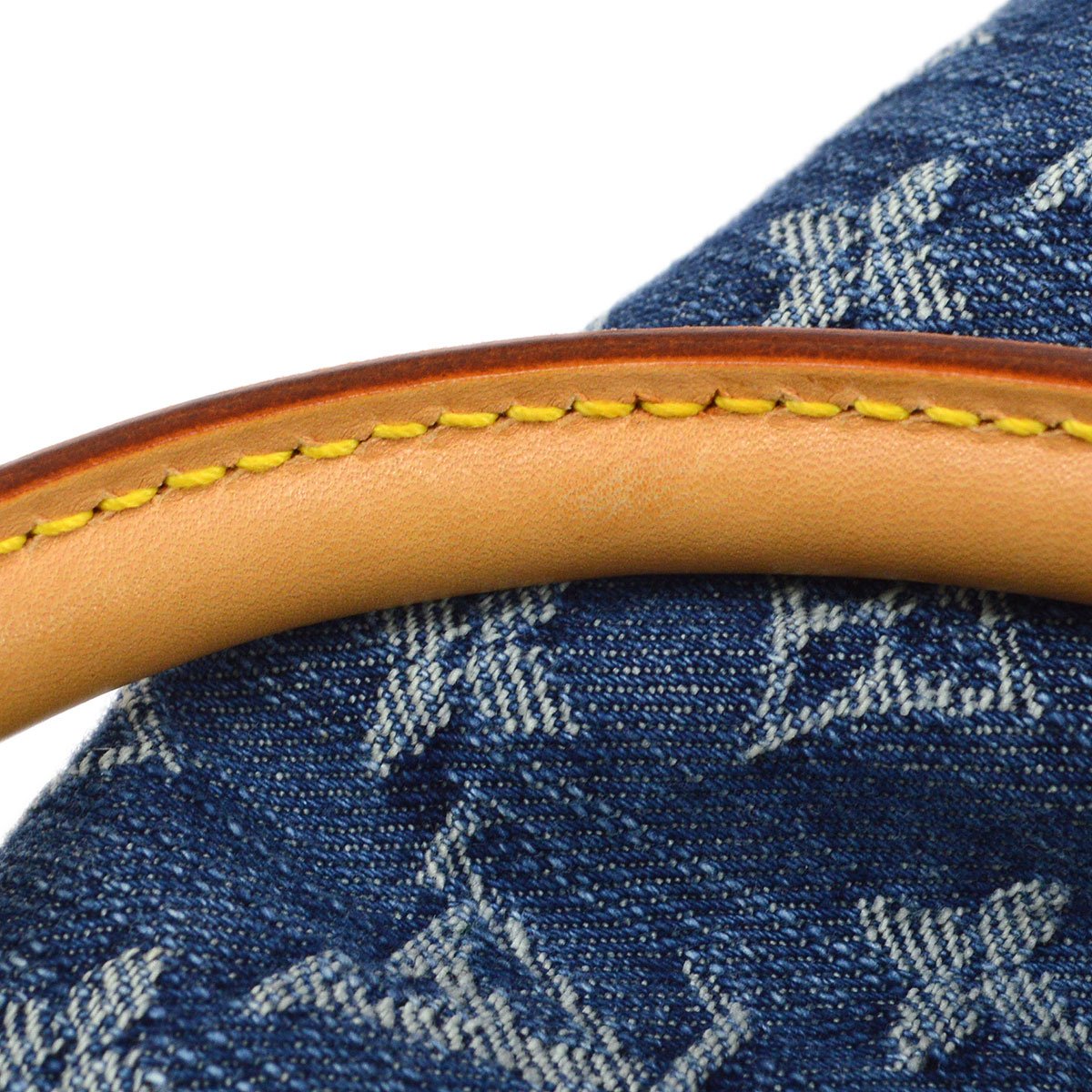 LOUIS VUITTON★ FLAT SHOPPER HAND TOTE BAG MONOGRAM DENIM M95018 92672