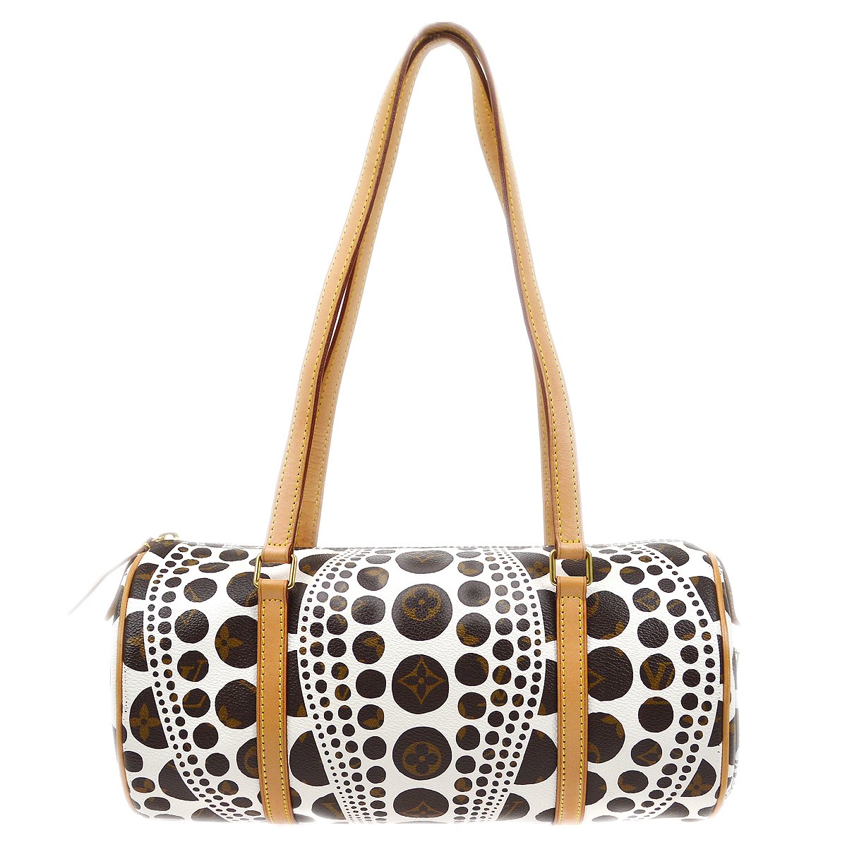 LOUIS VUITTON★ x Kusama 2012 PAPILLON 30 PUMPKIN DOT M40687 72343