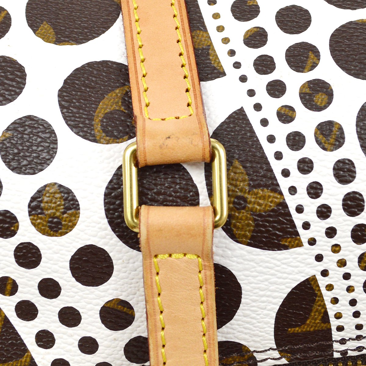 LOUIS VUITTON★ x Kusama 2012 PAPILLON 30 PUMPKIN DOT M40687 72343