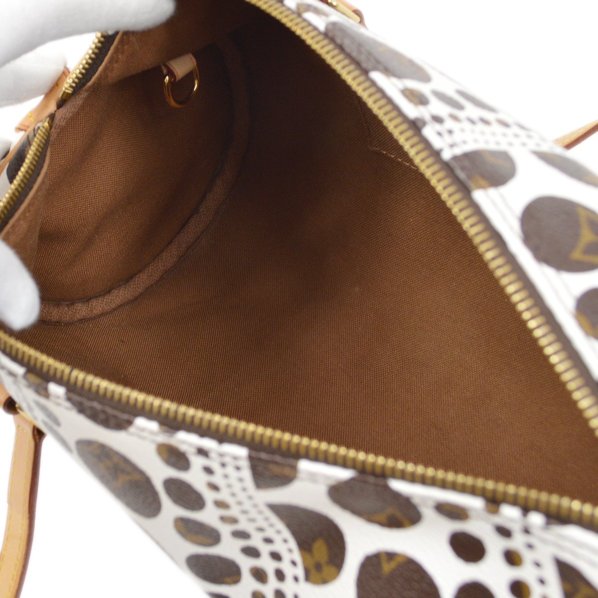 LOUIS VUITTON★ x Kusama 2012 PAPILLON 30 PUMPKIN DOT M40687 72343