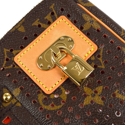 LOUIS VUITTON★ 2006 POCHETTE ACCESSOIRES MONOGRAM PERFO ORANGE M95185 62763