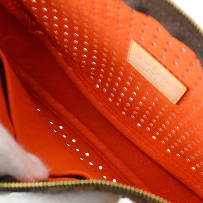 LOUIS VUITTON★ 2006 POCHETTE ACCESSOIRES MONOGRAM PERFO ORANGE M95185 62763