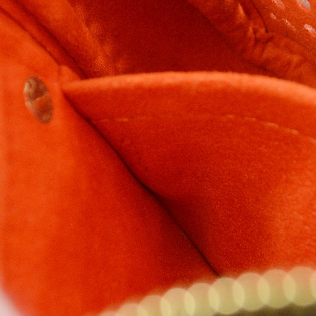 LOUIS VUITTON★ 2006 POCHETTE ACCESSOIRES MONOGRAM PERFO ORANGE M95185 62763
