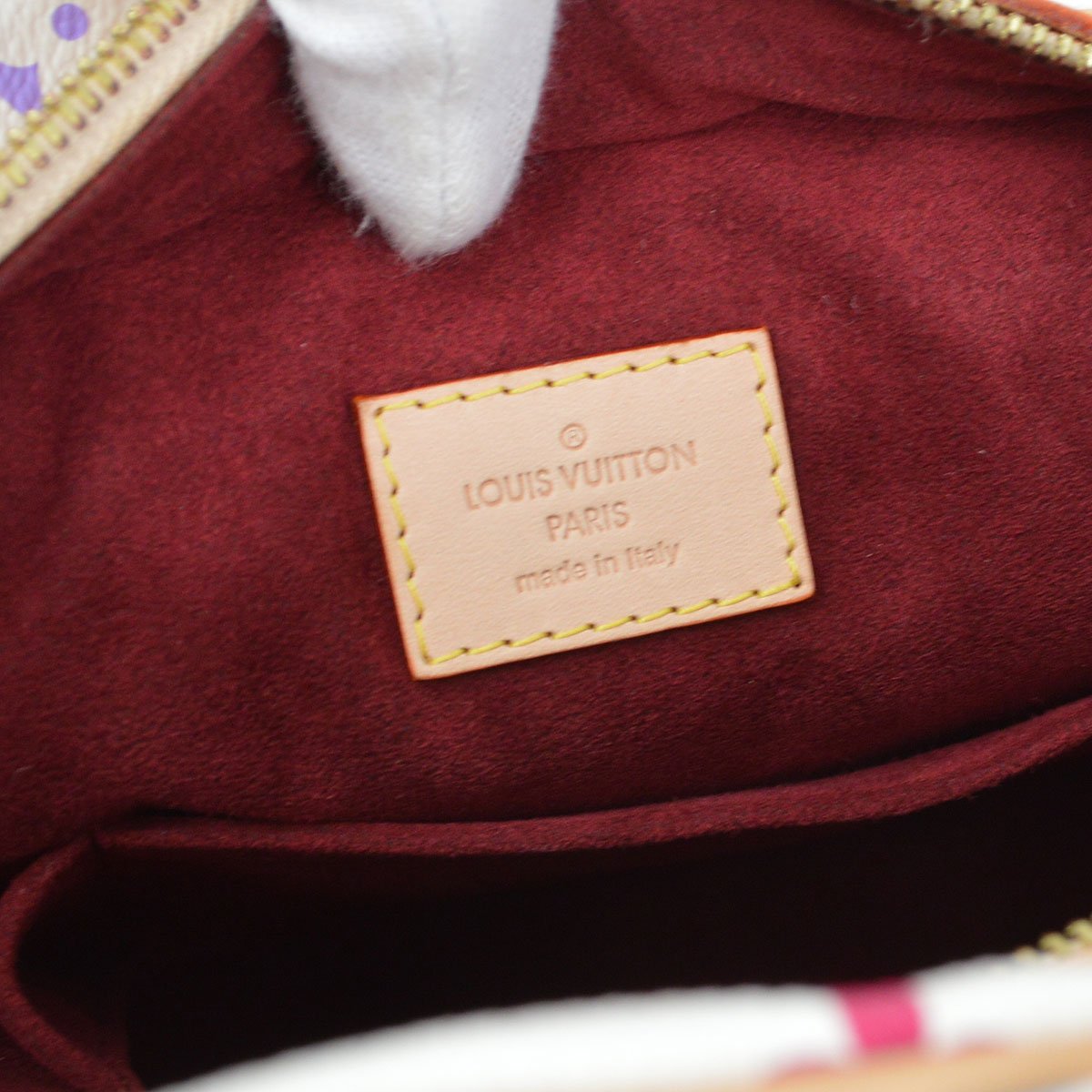 LOUIS VUITTON★ 2011 CLAUDIA HAND BAG WHITE MONOGRAM MULTI M40193 83898
