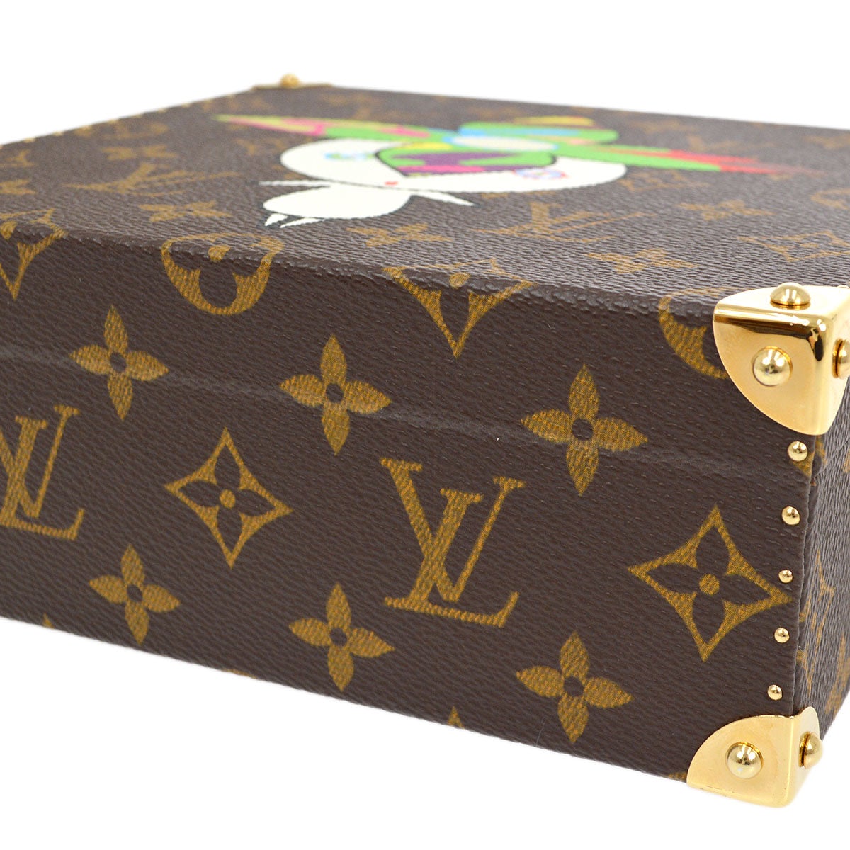 LOUIS VUITTON★ x Takashi Murakami 2007 * FLOWER HAT MAN JEWELLERY BOX M92475 21579