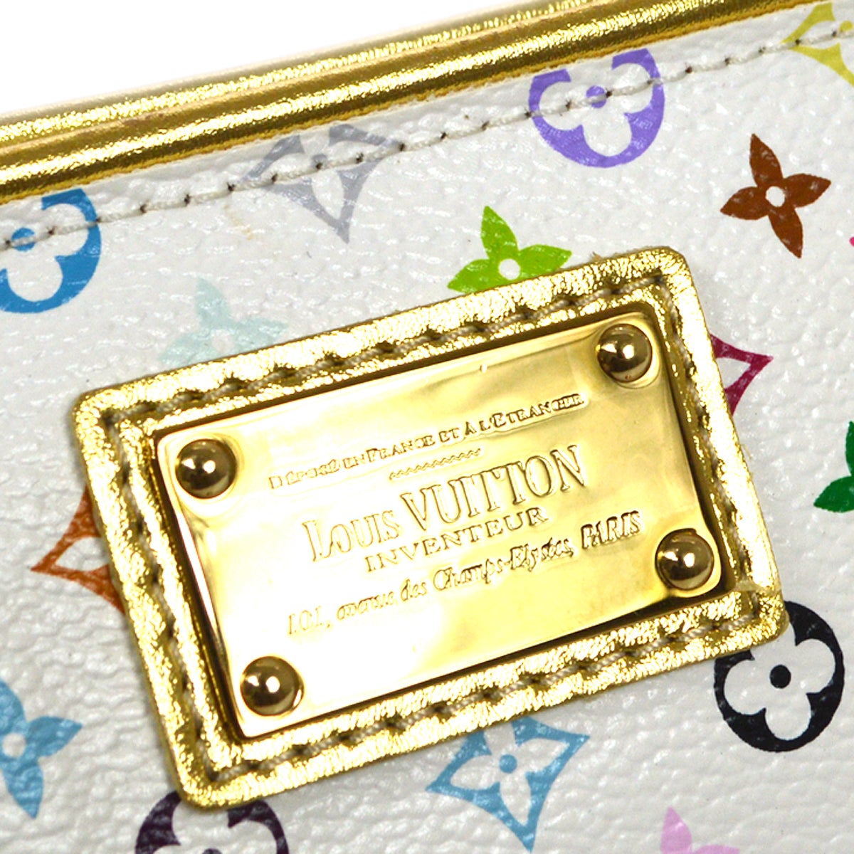 LOUIS VUITTON★ 2008 KATE MONOGRAM MULTICOLOR BLANC M55212 51473