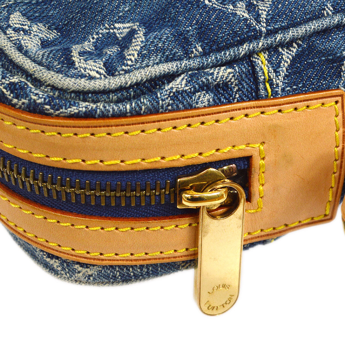 LOUIS VUITTON★ 2007 CAMERA BAG SHOULDER BAG INDIGO MONOGRAM DENIM M95348 00697