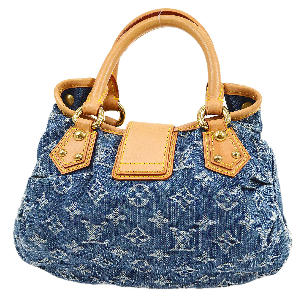 LOUIS VUITTON★ 2006 PLEATY MONOGRAM DENIM M95020 74586