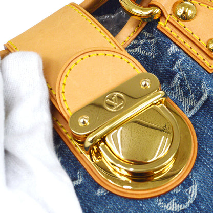 LOUIS VUITTON★ 2006 PLEATY MONOGRAM DENIM M95020 74586