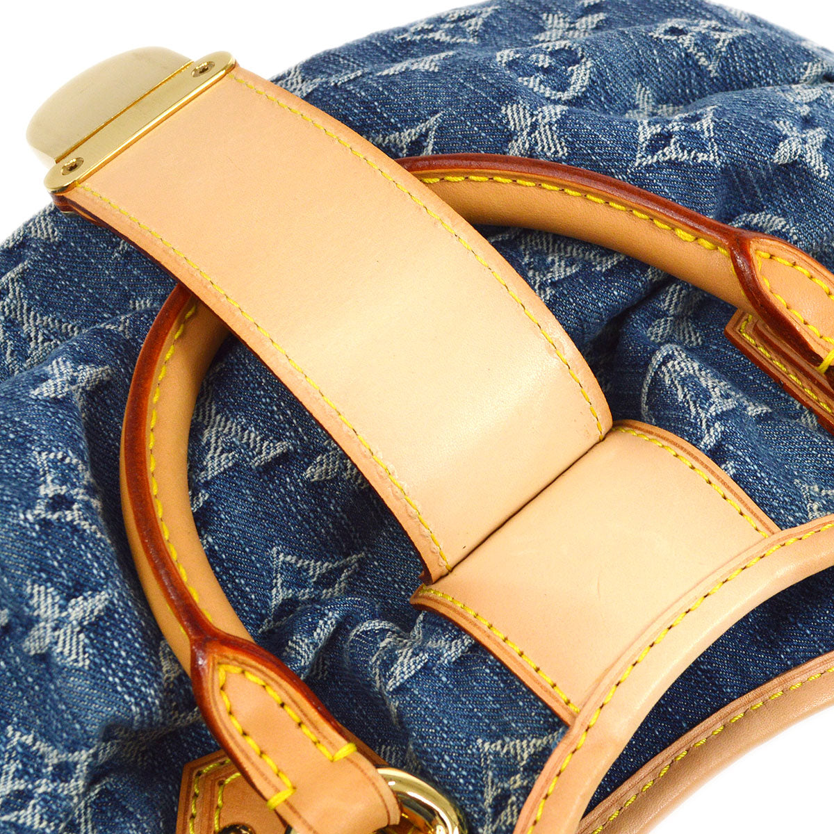 LOUIS VUITTON★ 2006 PLEATY MONOGRAM DENIM M95020 74586