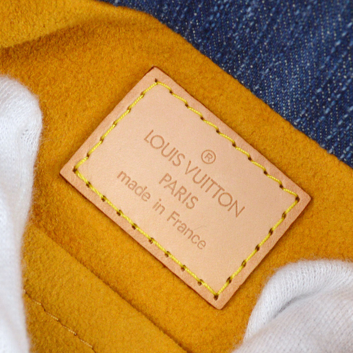 LOUIS VUITTON★ 2006 PLEATY MONOGRAM DENIM M95020 74586