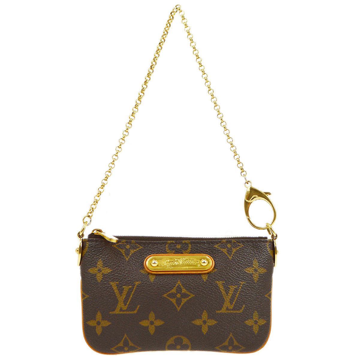 LOUIS VUITTON★ 2008 POCHETTE MILLA PM MONOGRAM M60095 36737