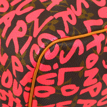 LOUIS VUITTON★ 2009 SPEEDY 30 MONOGRAM GRAFFITI M93704 A46525k