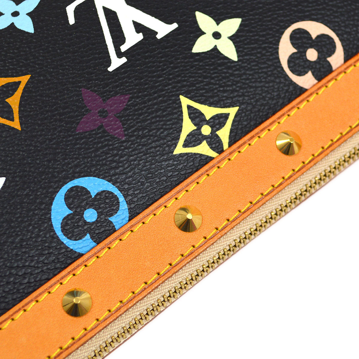 LOUIS VUITTON★ 2007 POCHETTE ACCESSOIRES 2way MULTICOLOR M92648 35796