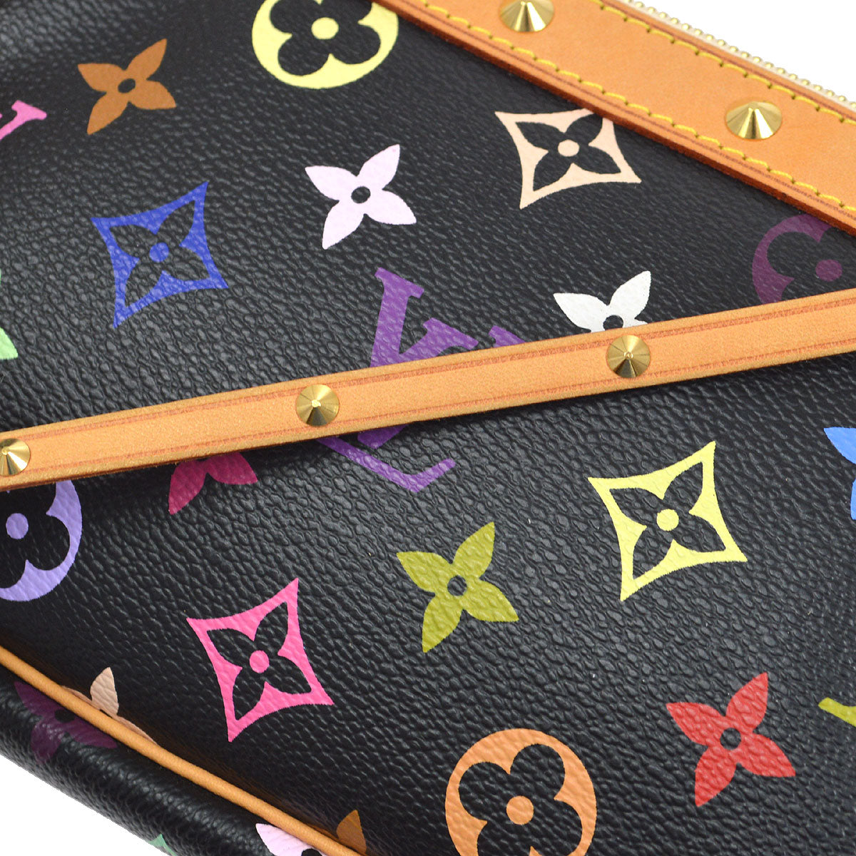 LOUIS VUITTON★ 2007 POCHETTE ACCESSOIRES 2way MULTICOLOR M92648 35796