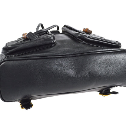 GUCCI Bamboo Backpack Black 26801