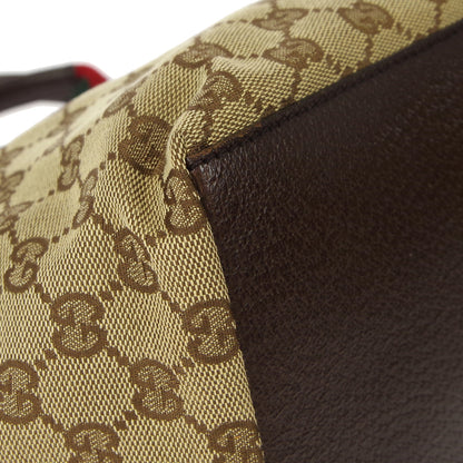 Gucci GG Sherry Line Handbag Beige 57250