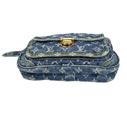 LOUIS VUITTON★ 2007 BUM BAG MONOGRAM DENIM M95347 27686