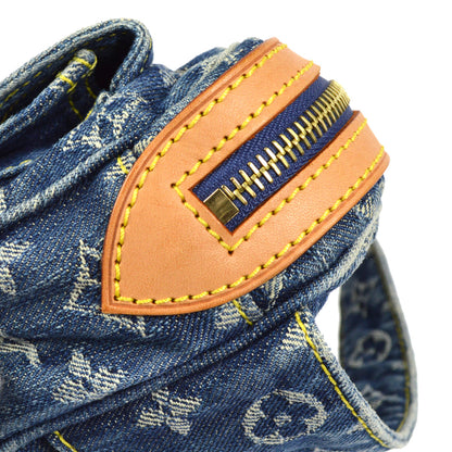 LOUIS VUITTON★ 2007 BUM BAG MONOGRAM DENIM M95347 27686