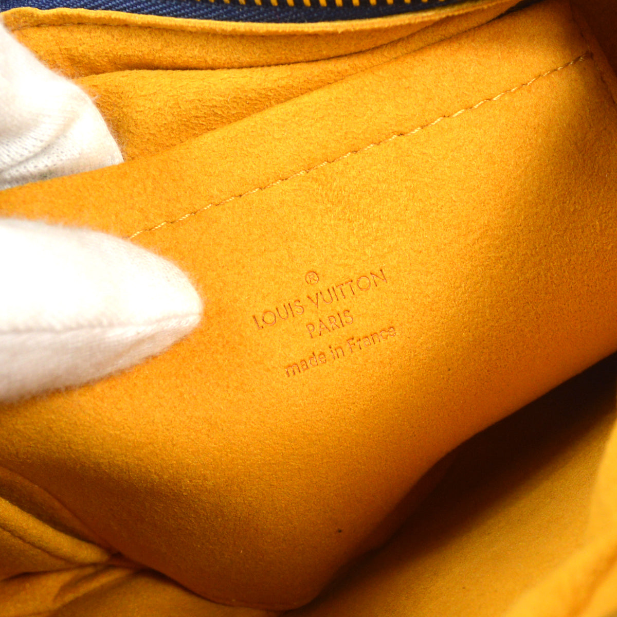 LOUIS VUITTON★ 2007 BUM BAG MONOGRAM DENIM M95347 27686