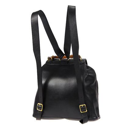 Gucci Bamboo Backpack Black 58083
