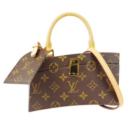LOUIS VUITTON★ TWISTED BOX 2WAY SHOULDER HANDBAG MONOGRAM M40275 58090