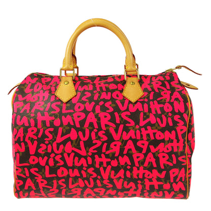 LOUIS VUITTON★ 2009 SPEEDY 30 MONOGRAM GRAFFITI M93704 66304