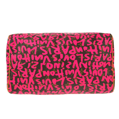 LOUIS VUITTON★ 2009 SPEEDY 30 MONOGRAM GRAFFITI M93704 66304