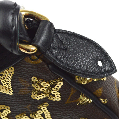 LOUIS VUITTON★ 2009 MINI POCHETTE ACCESSOIRES MONOGRAM ECLIPSE M60125 48822
