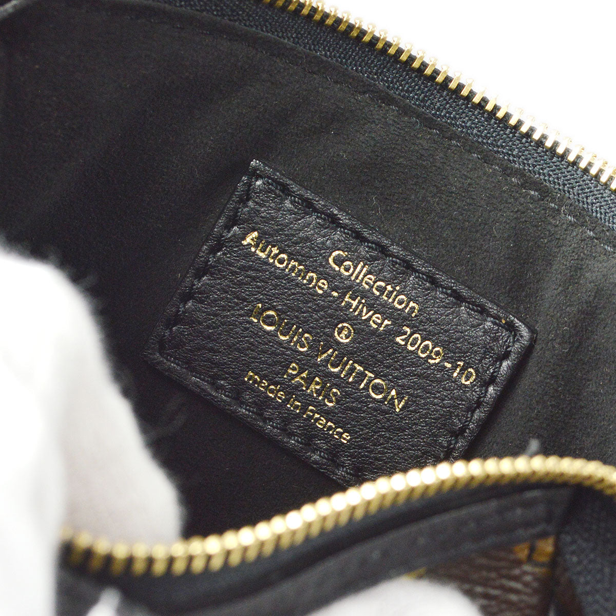LOUIS VUITTON★ 2009 MINI POCHETTE ACCESSOIRES MONOGRAM ECLIPSE M60125 48822