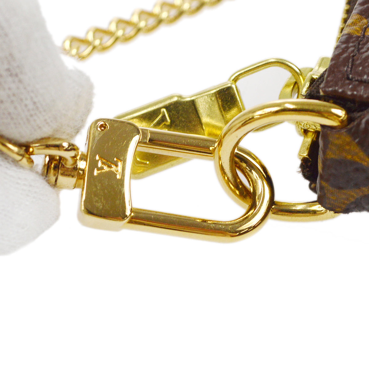 LOUIS VUITTON★ 2008 T&B MINI POCHETTE ACCESSOIRES MONOGRAM M60153 58004