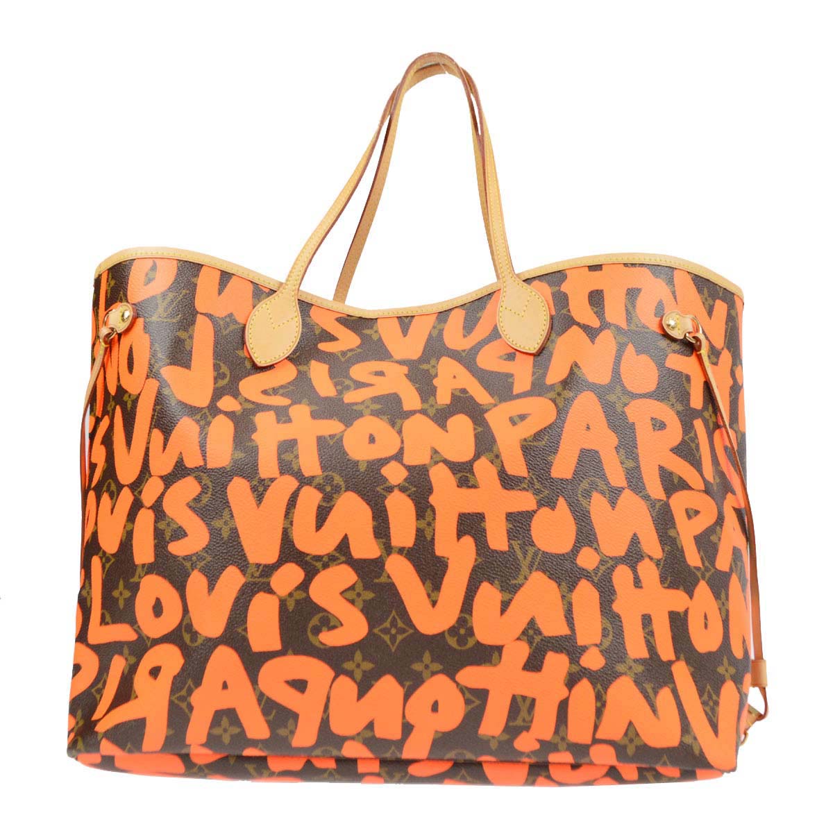 LOUIS VUITTON★ 2009 NEVERFULL GM MONOGRAM GRAFFITI M93702 76883