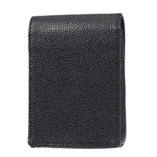 Chanel Cigarette Case Pouch Bag Caviar Black