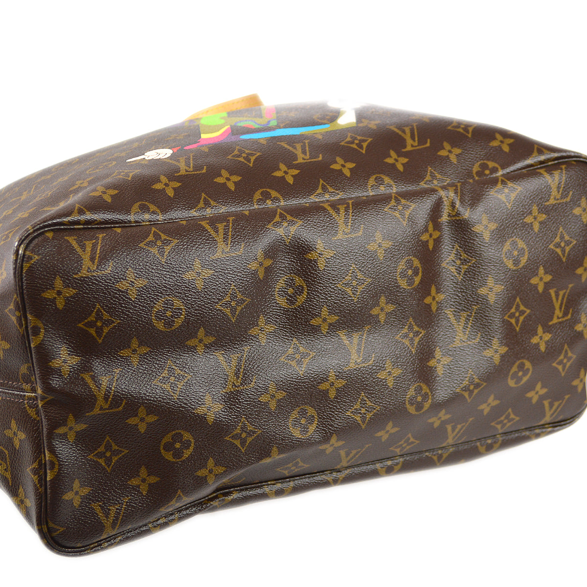 LOUIS VUITTON Neverfull GM Tote Handbag Takashi Murakami M95561 78696