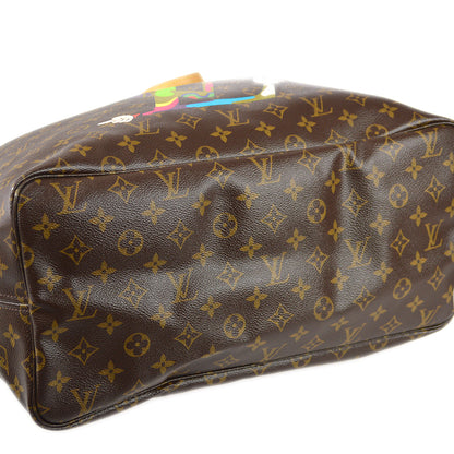 LOUIS VUITTON Neverfull GM Tote Handbag Takashi Murakami M95561 78696