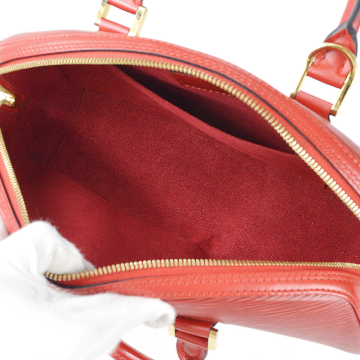 LOUIS VUITTON Jasmin Handbag Epi Castilian Red M52087 78511