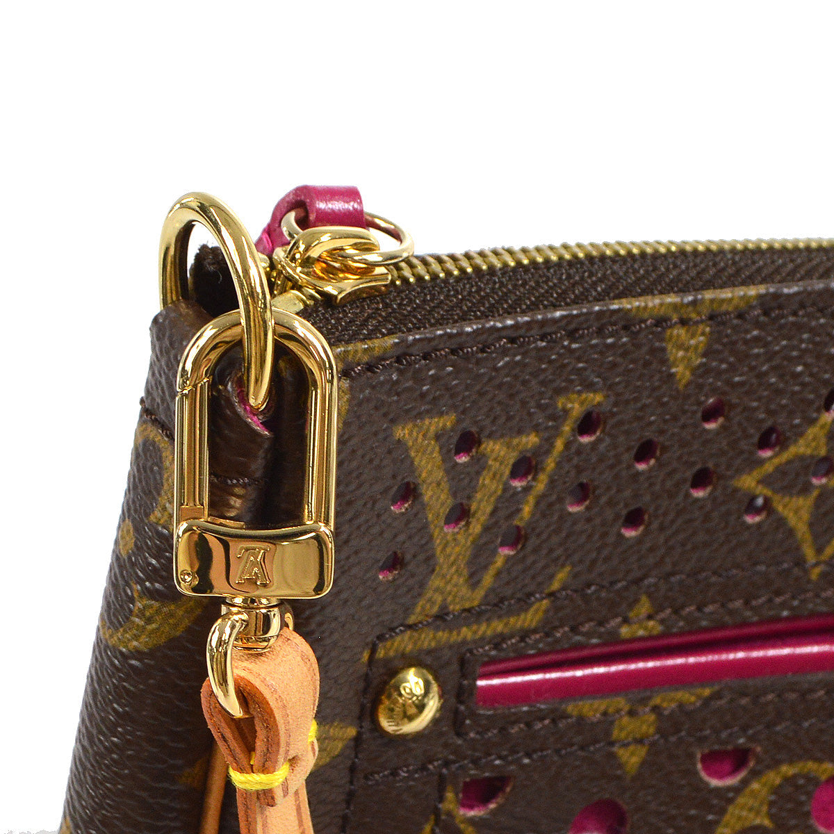 LOUIS VUITTON Pochette Accessoires Handbag Monogram Perfo M95183 78635