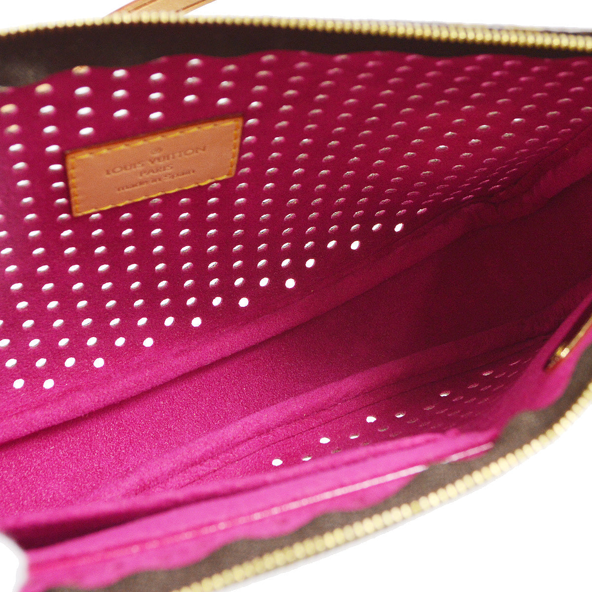 LOUIS VUITTON Pochette Accessoires Handbag Monogram Perfo M95183 78635