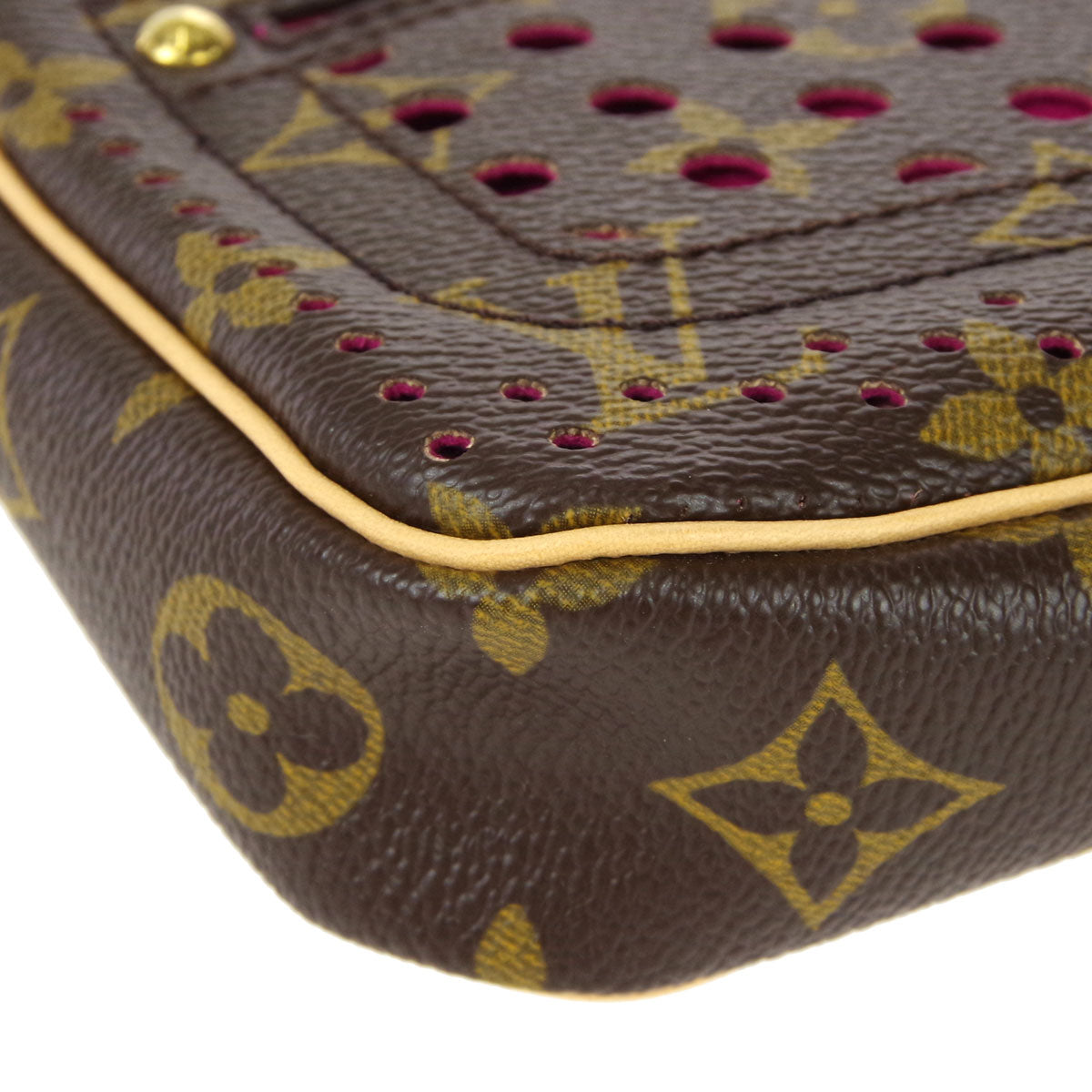 LOUIS VUITTON Pochette Accessoires Handbag Monogram Perfo M95183 88681