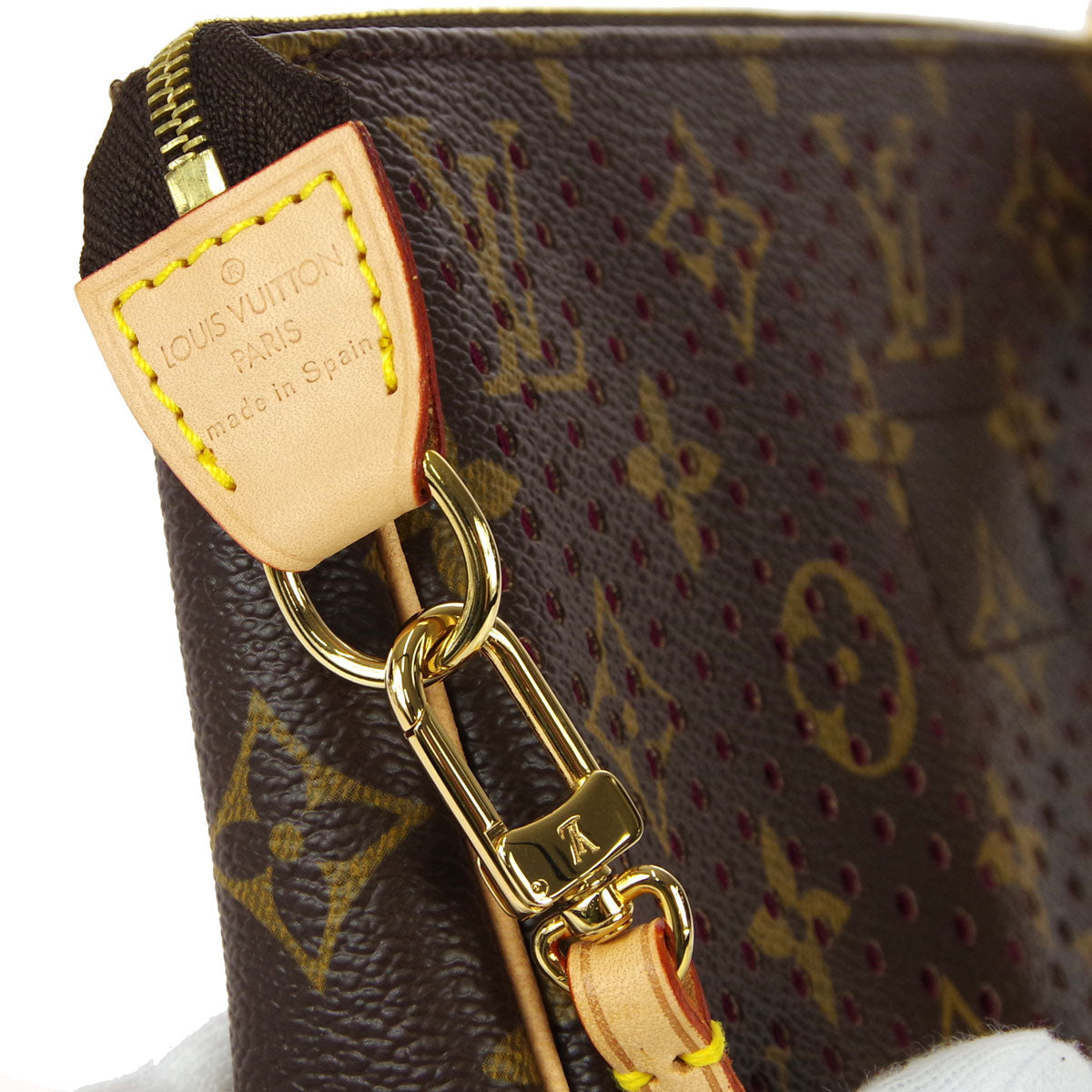LOUIS VUITTON Pochette Accessoires Handbag Monogram Perfo M95183 88681
