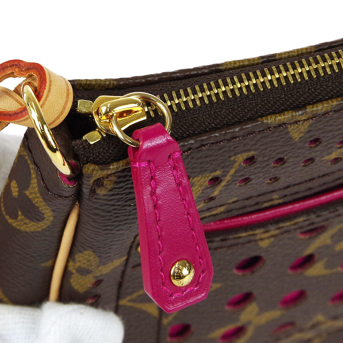 LOUIS VUITTON Pochette Accessoires Handbag Monogram Perfo M95183 88681