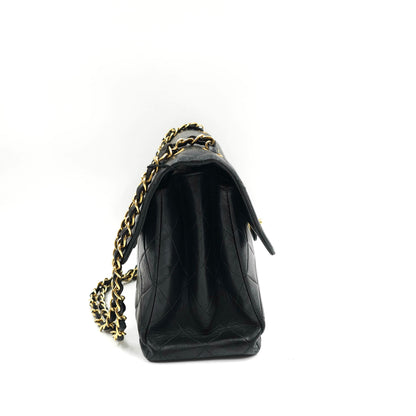 Chanel Glazed Calfskin Large Classic Double SIded Flap Bag