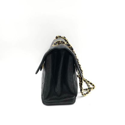 Chanel Glazed Calfskin Large Classic Double SIded Flap Bag
