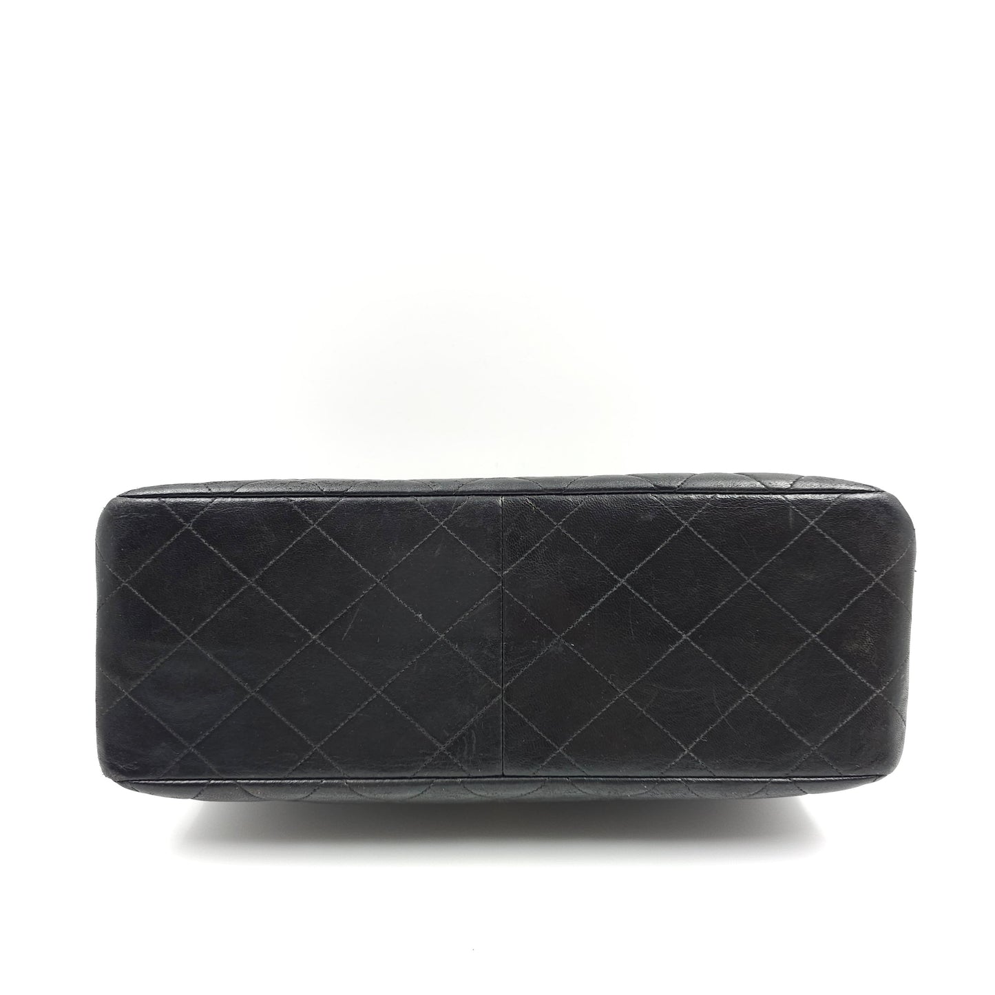 Chanel Glazed Calfskin Large Classic Double SIded Flap Bag