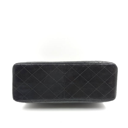 Chanel Glazed Calfskin Large Classic Double SIded Flap Bag
