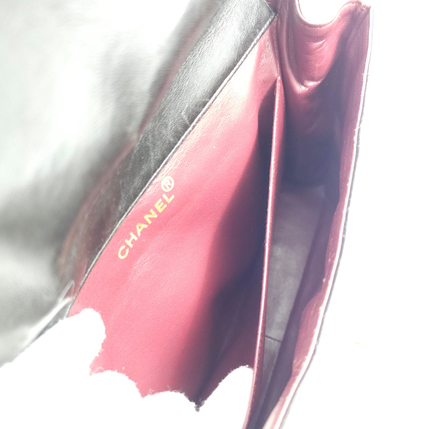 Chanel Glazed Calfskin Large Classic Double SIded Flap Bag