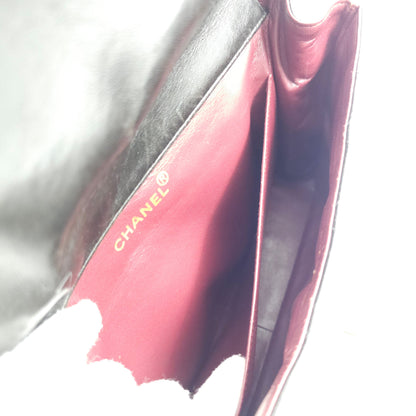 Chanel Glazed Calfskin Large Classic Double SIded Flap Bag