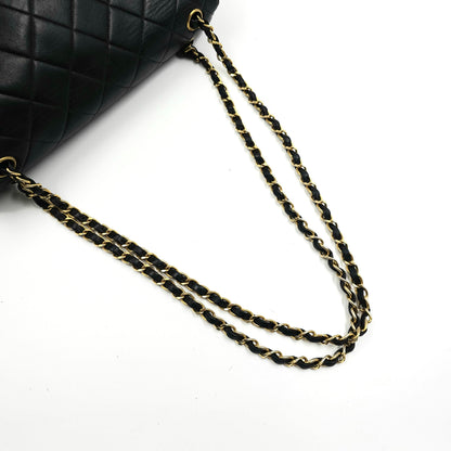 Chanel Glazed Calfskin Large Classic Double SIded Flap Bag